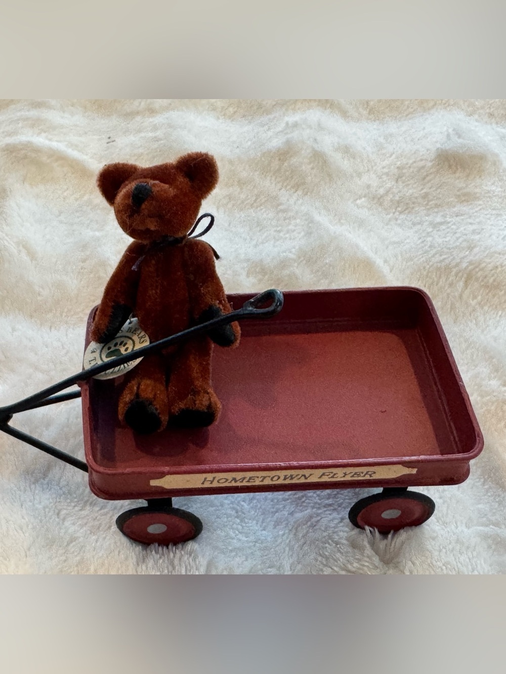 Miniature Boyd’s Bear and Wagon Decor